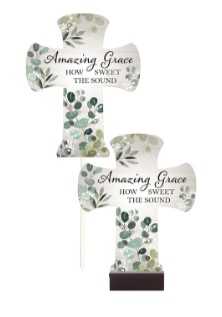 Amazing Grace Pedestal Cross
