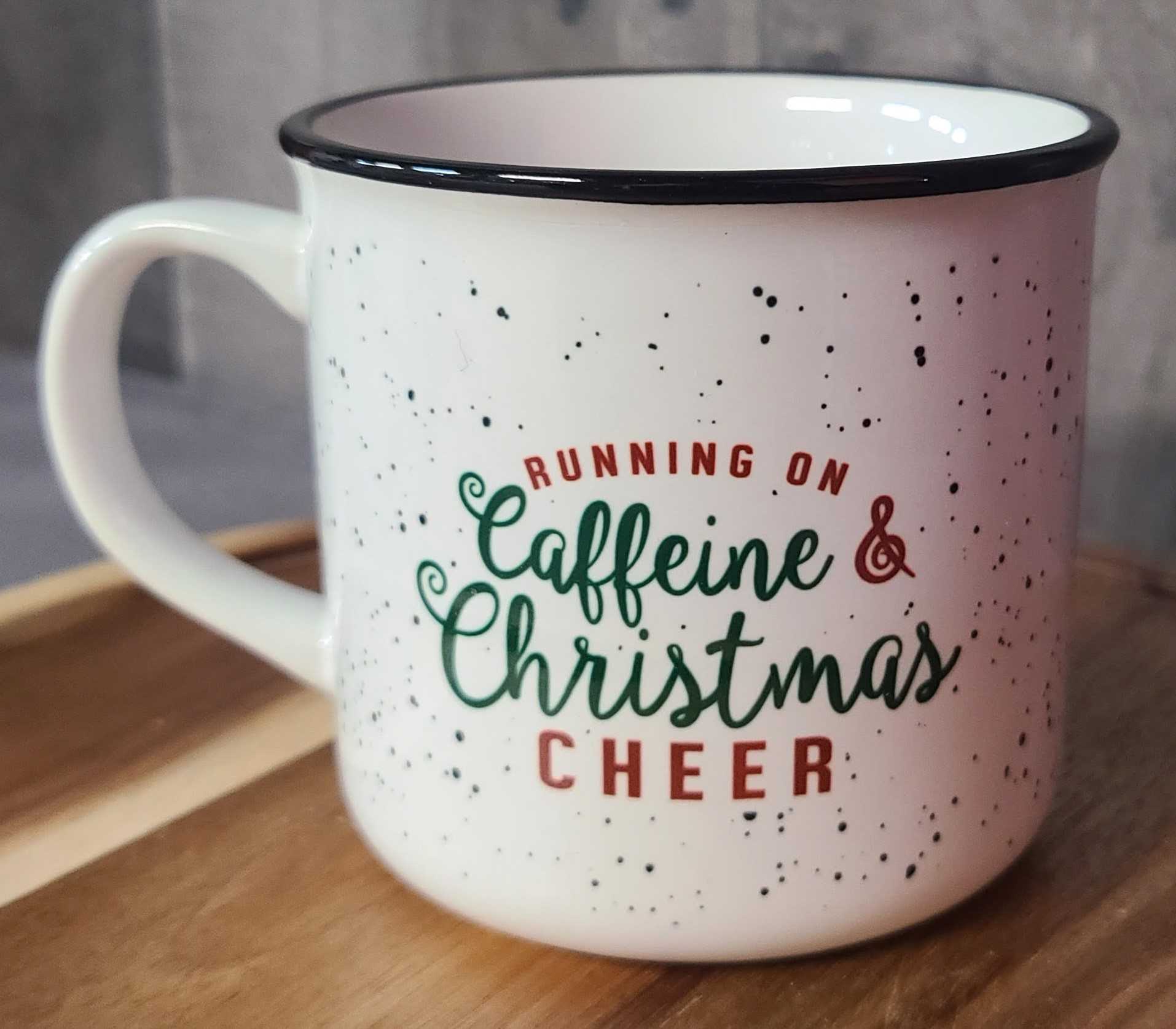 Caffine Christmas Mug Flower Bouquet