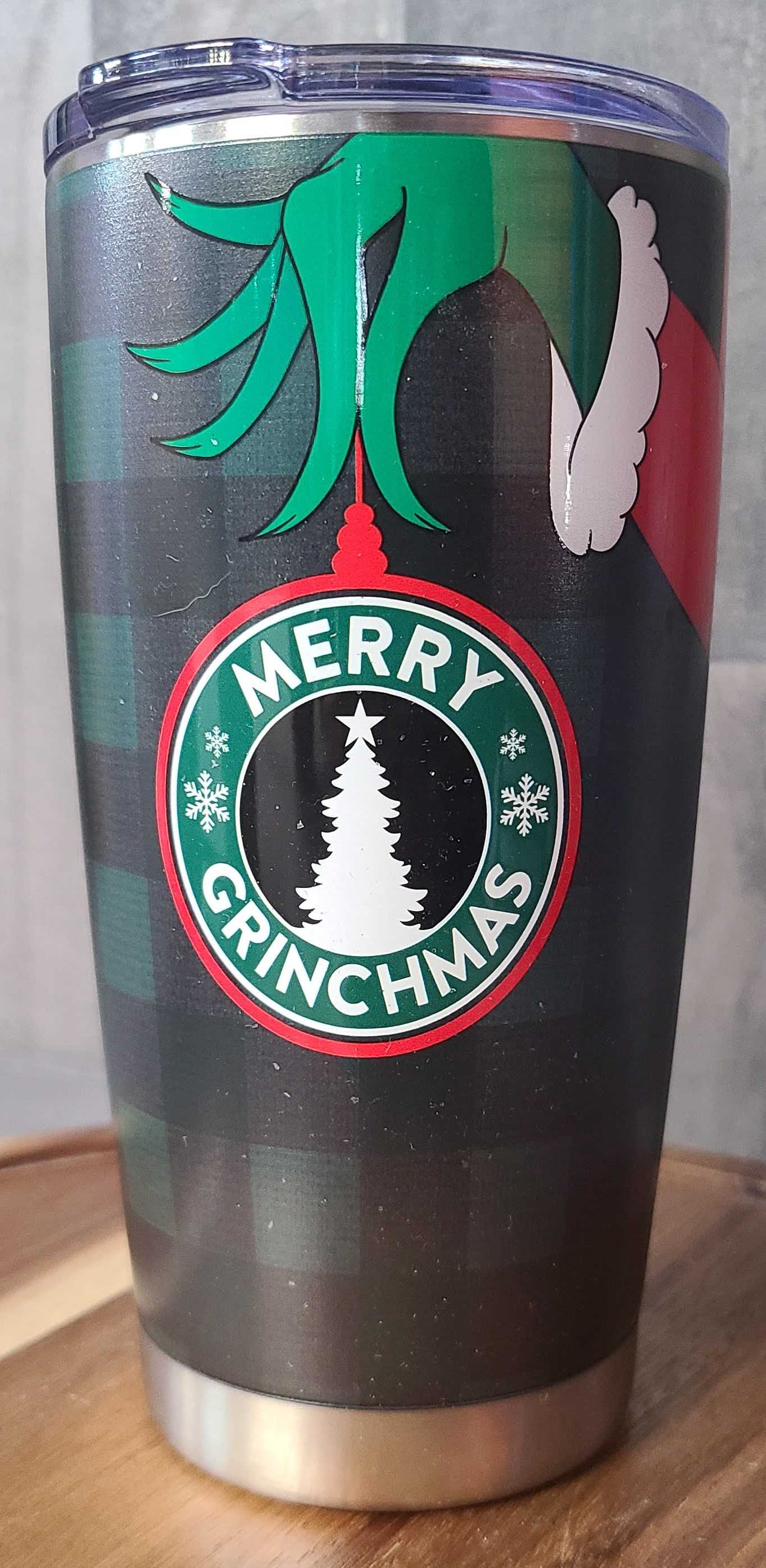 Grinch Tumbler Flower Bouquet