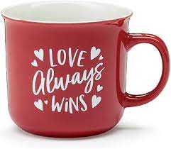 Love Always Wins Mug Flower Bouquet