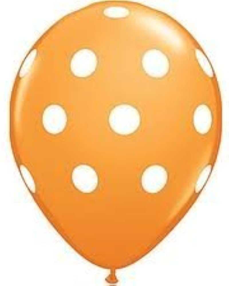 Orange Polkadot Latex