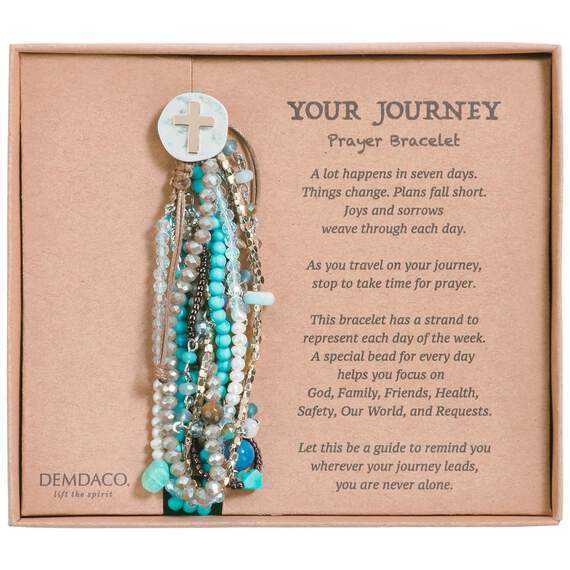 Turquoise Prayer Bracelet Flower Bouquet