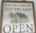 Barn Sign