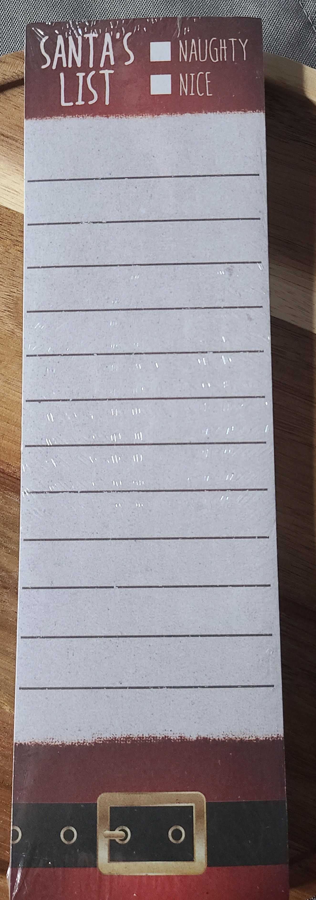 Santa`s List Note pad