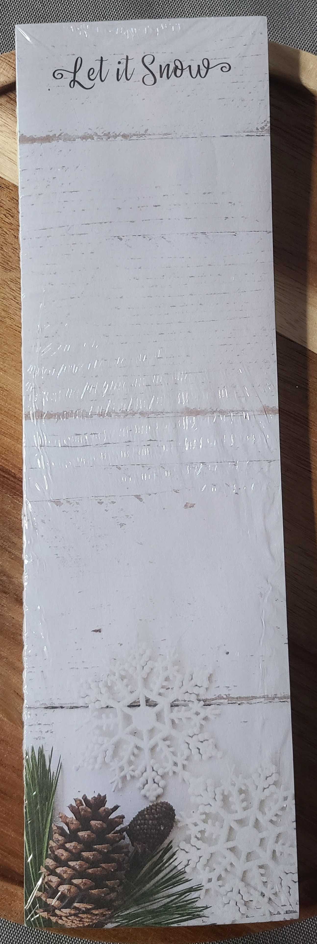 Let it Snow Note Pad
