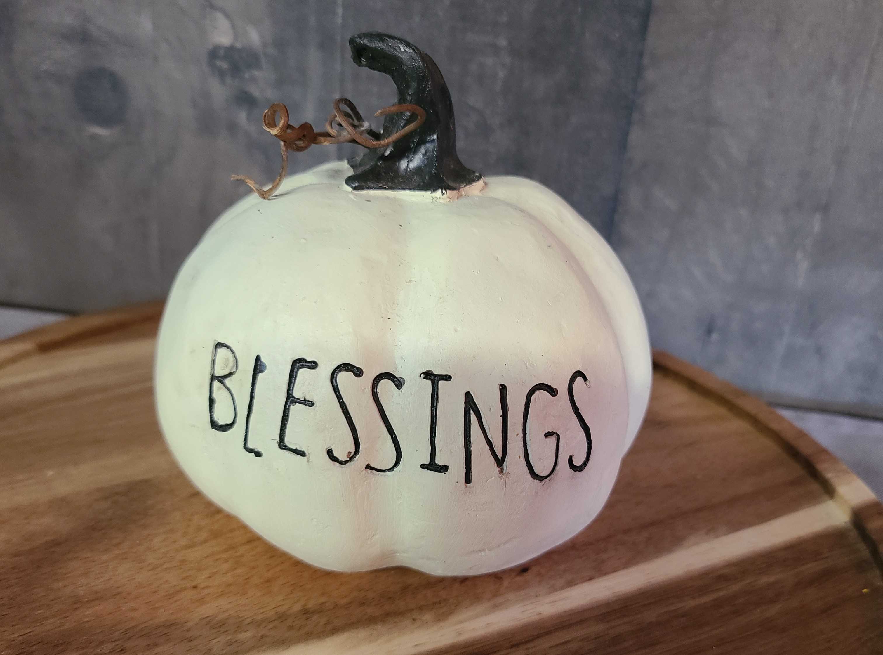 Blessings pumpkin