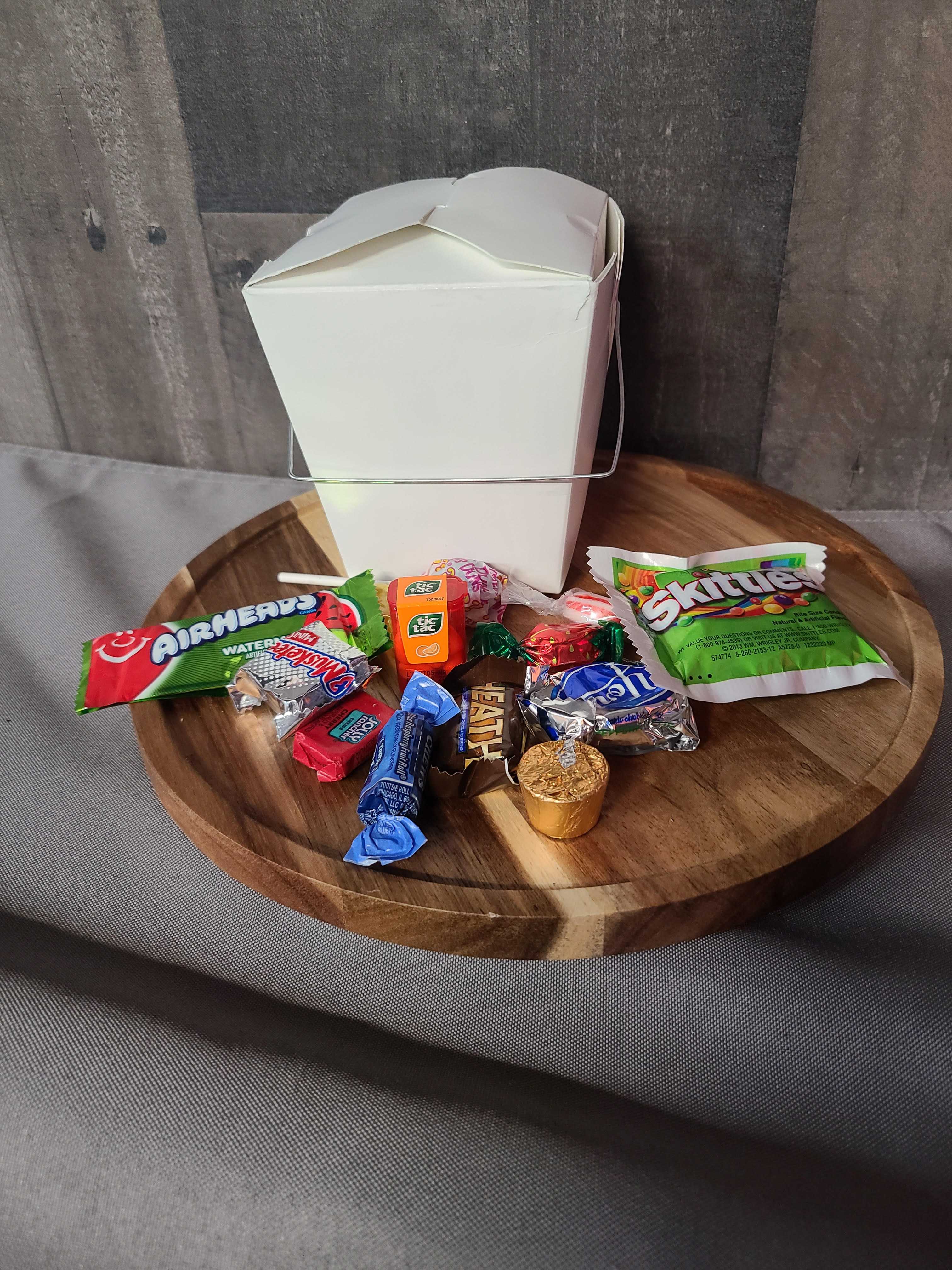 Box of Assorted Candy Flower Bouquet