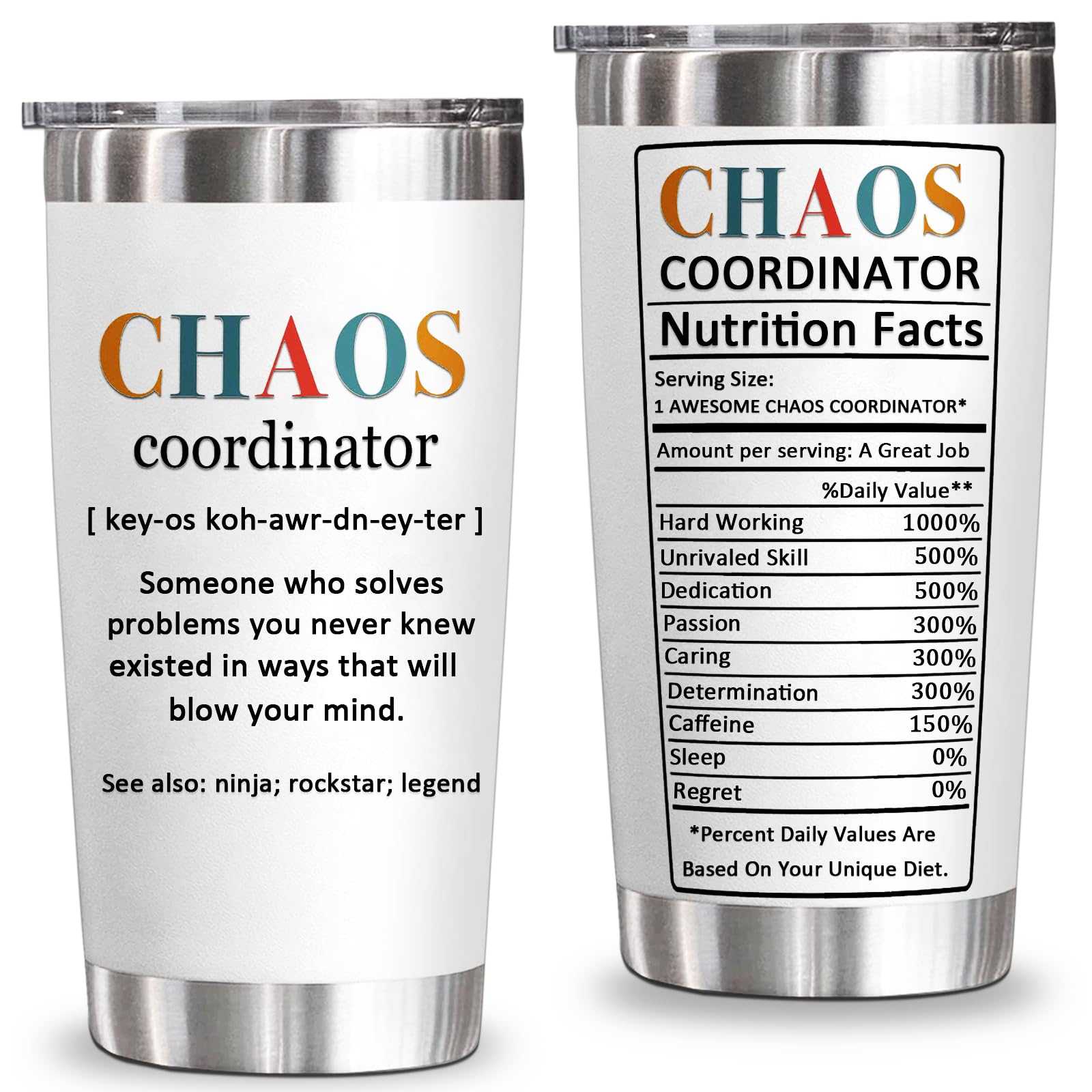 Chaos Coordinator Tumbler Flower Bouquet