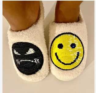 Switchable Face Slippers-S Flower Bouquet