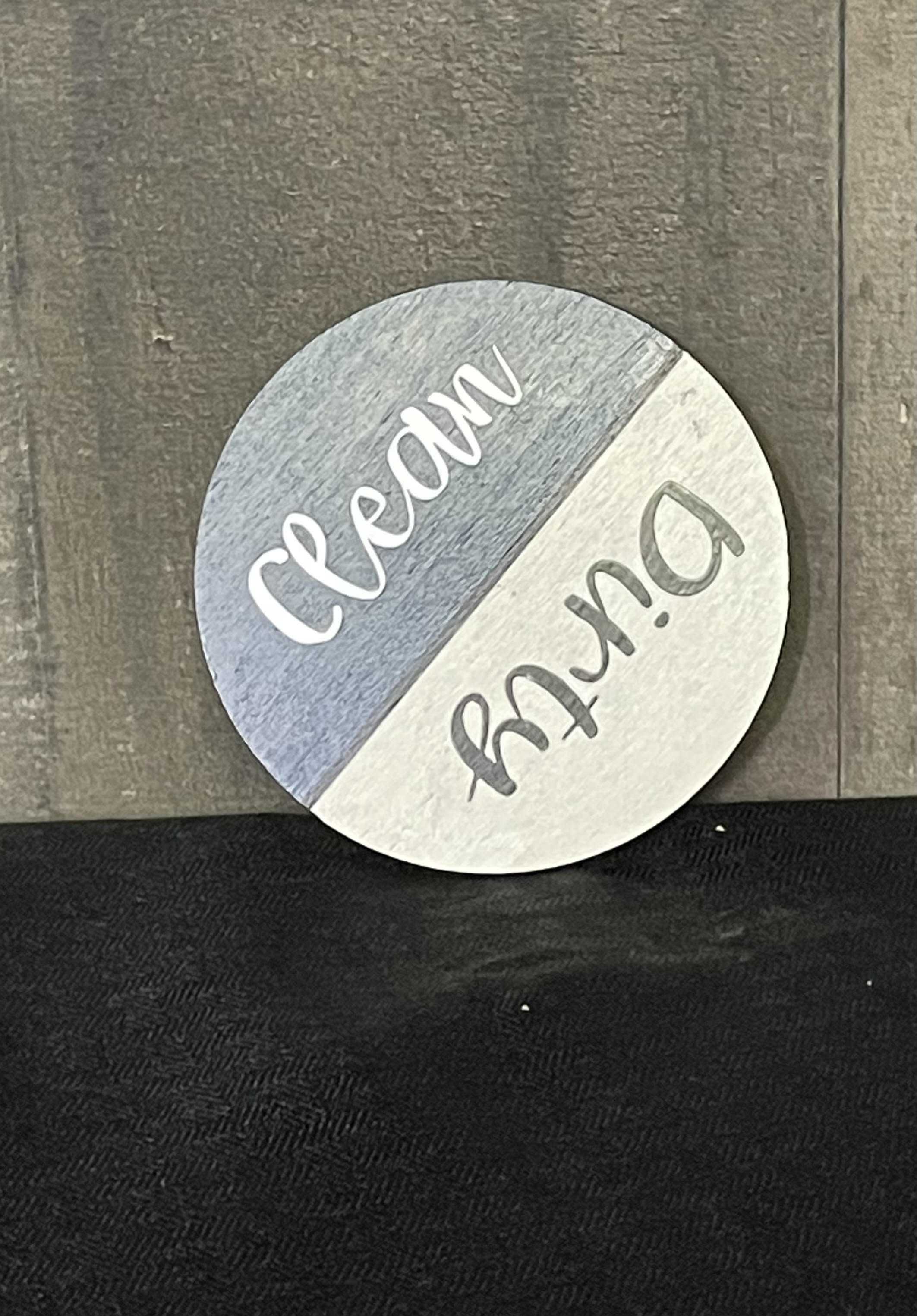 Dishwasher Sign Flower Bouquet