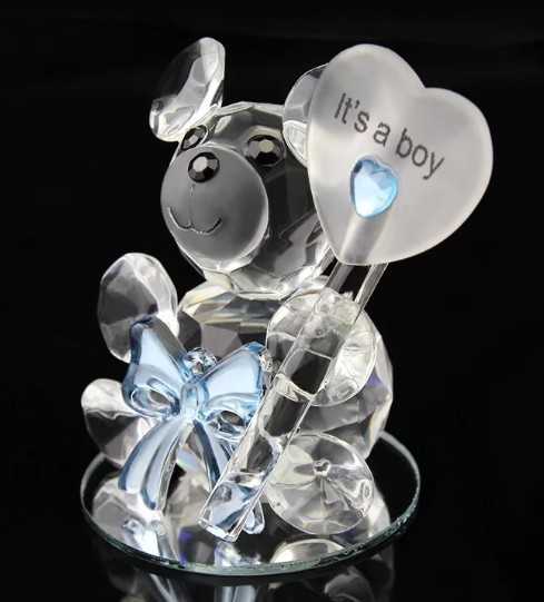 Its a Boy Crystal Bear Flower Bouquet