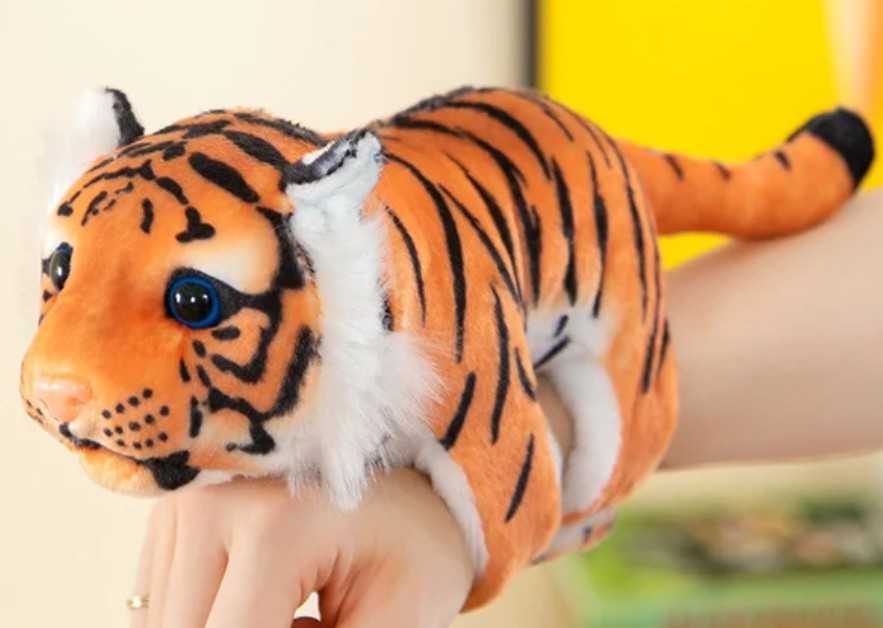 Large Tiger Slap Bracelet Flower Bouquet