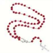 Red Rosary Flower Bouquet