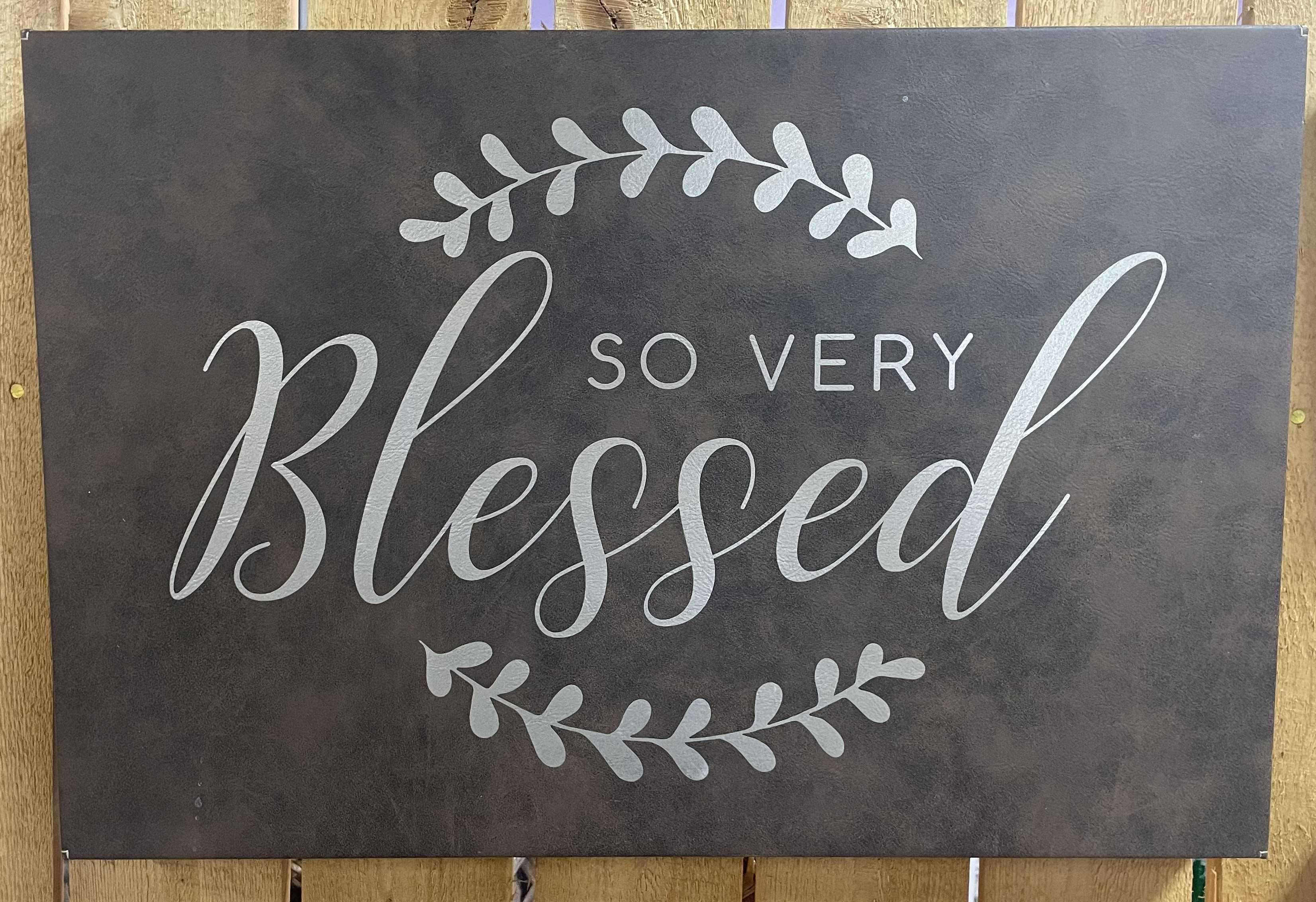 So Very Blessed Wall Deco