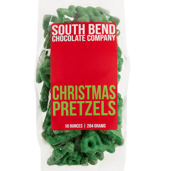 Christmas Tree Pretzels