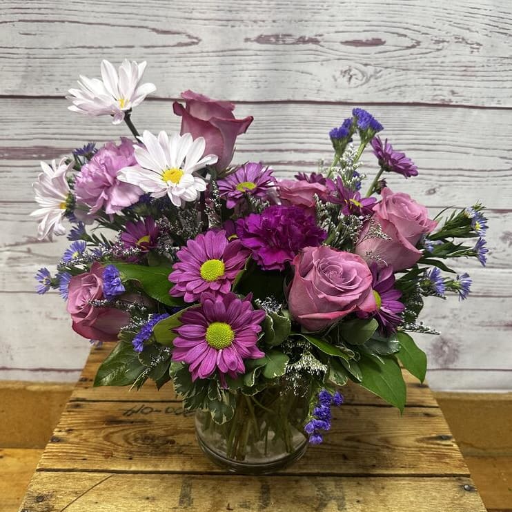 Pops of Purple Arrangement