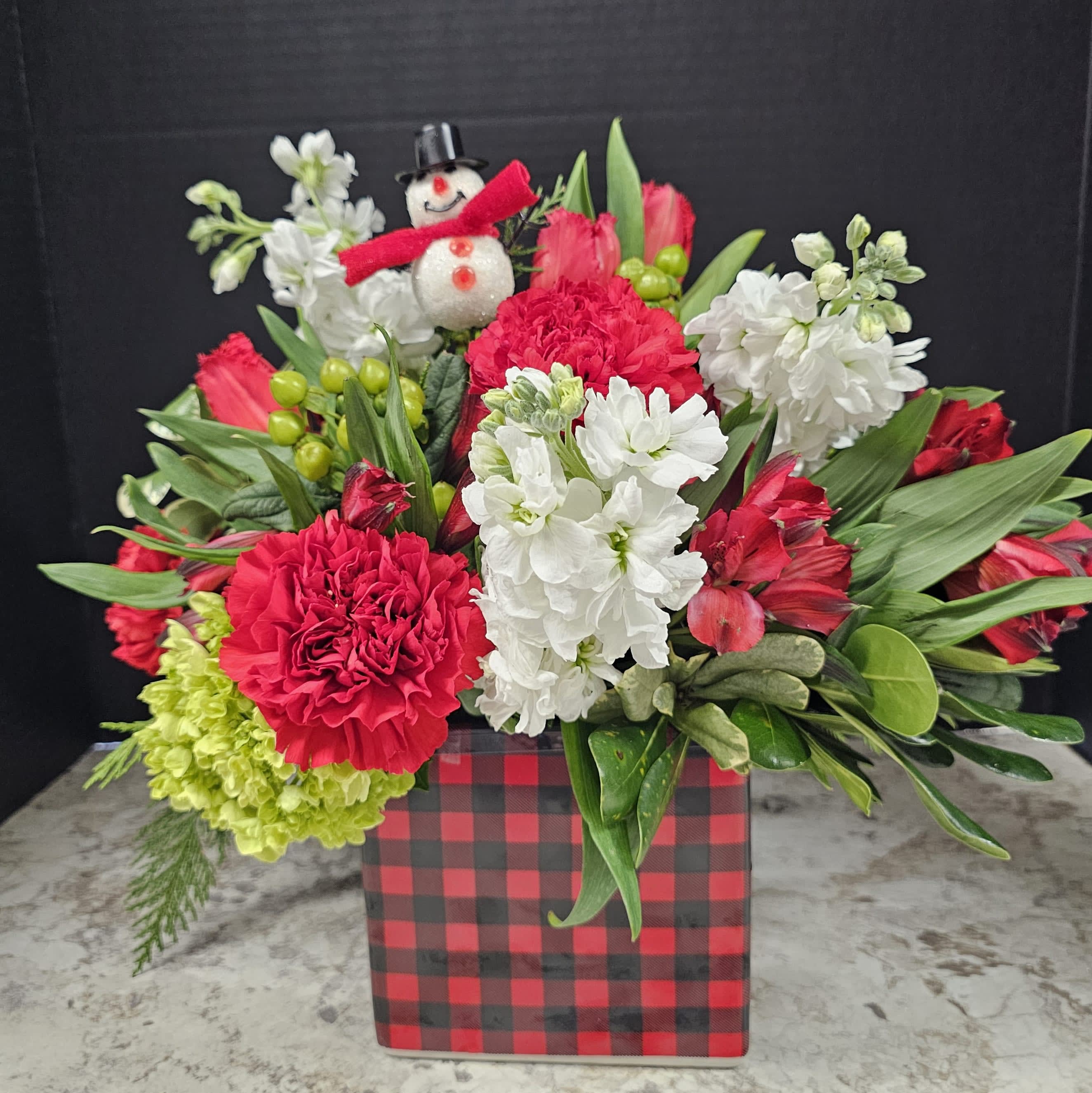 Mad About Plaid Flower Bouquet