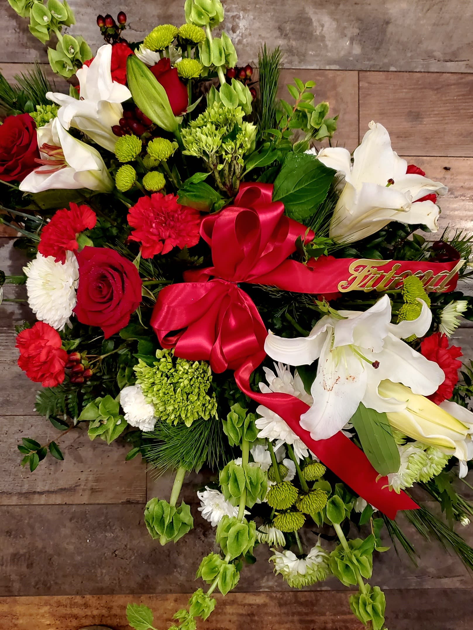 Christmas Reflections Flower Bouquet