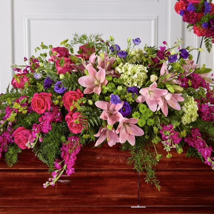 Radiant Tribute Casket Spray