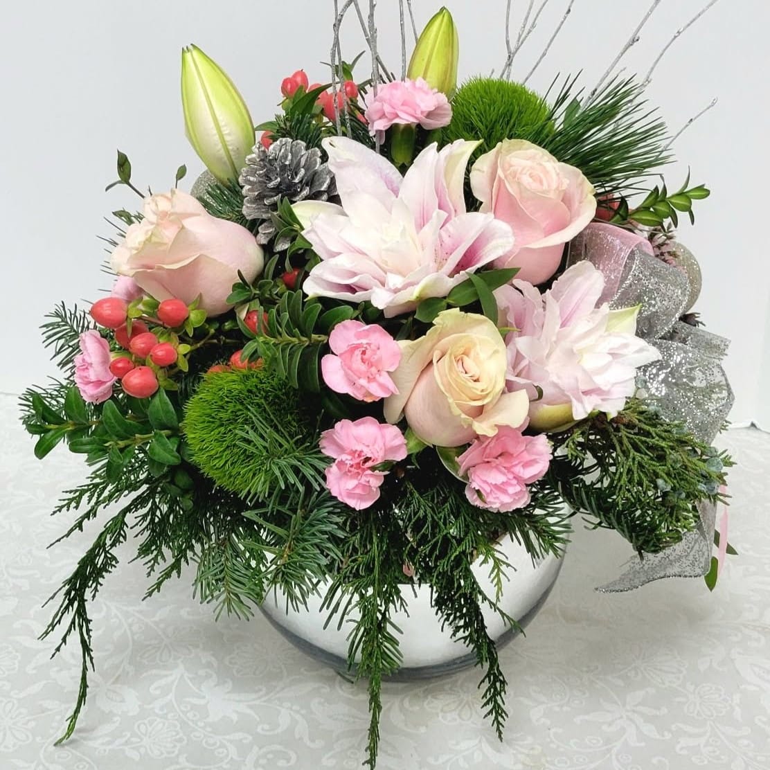Holiday Chic Flower Bouquet
