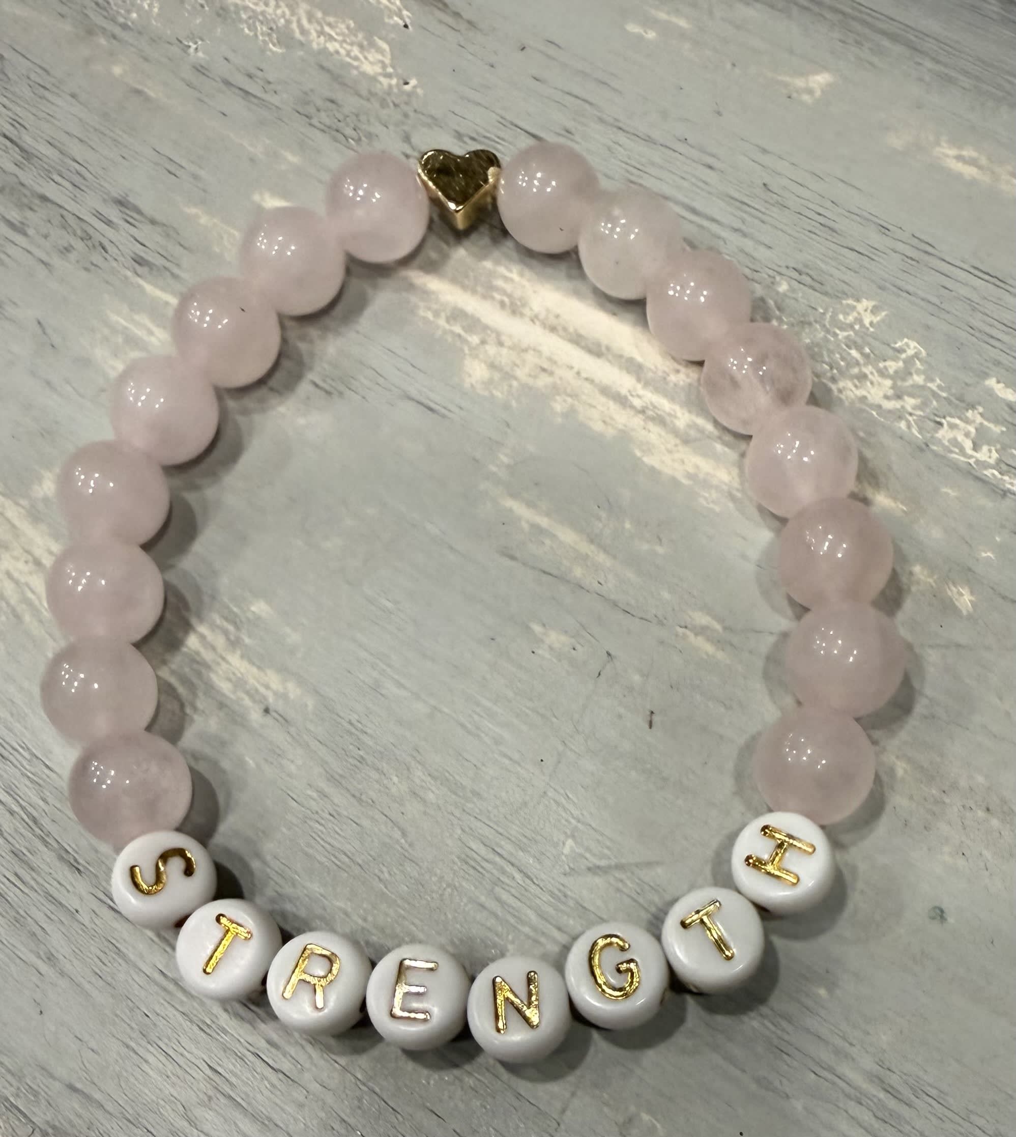 Rose Quartz Strength Bracelet