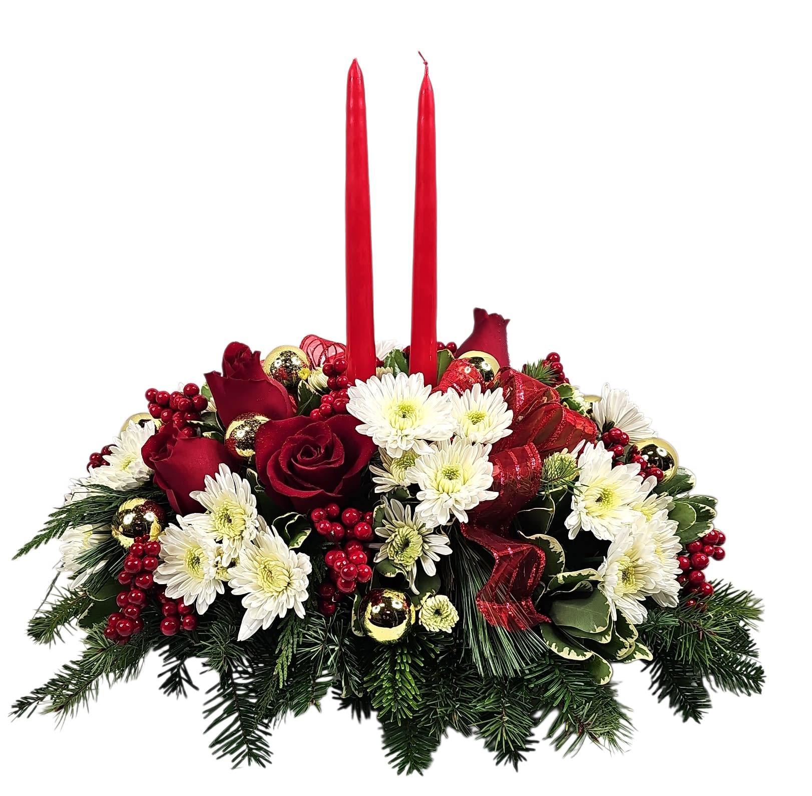 Shimmering Christmas Flower Bouquet