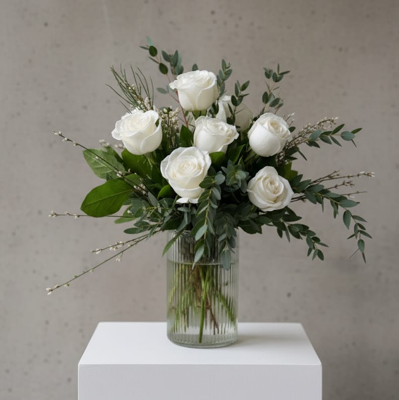 White Playa Blanca Roses