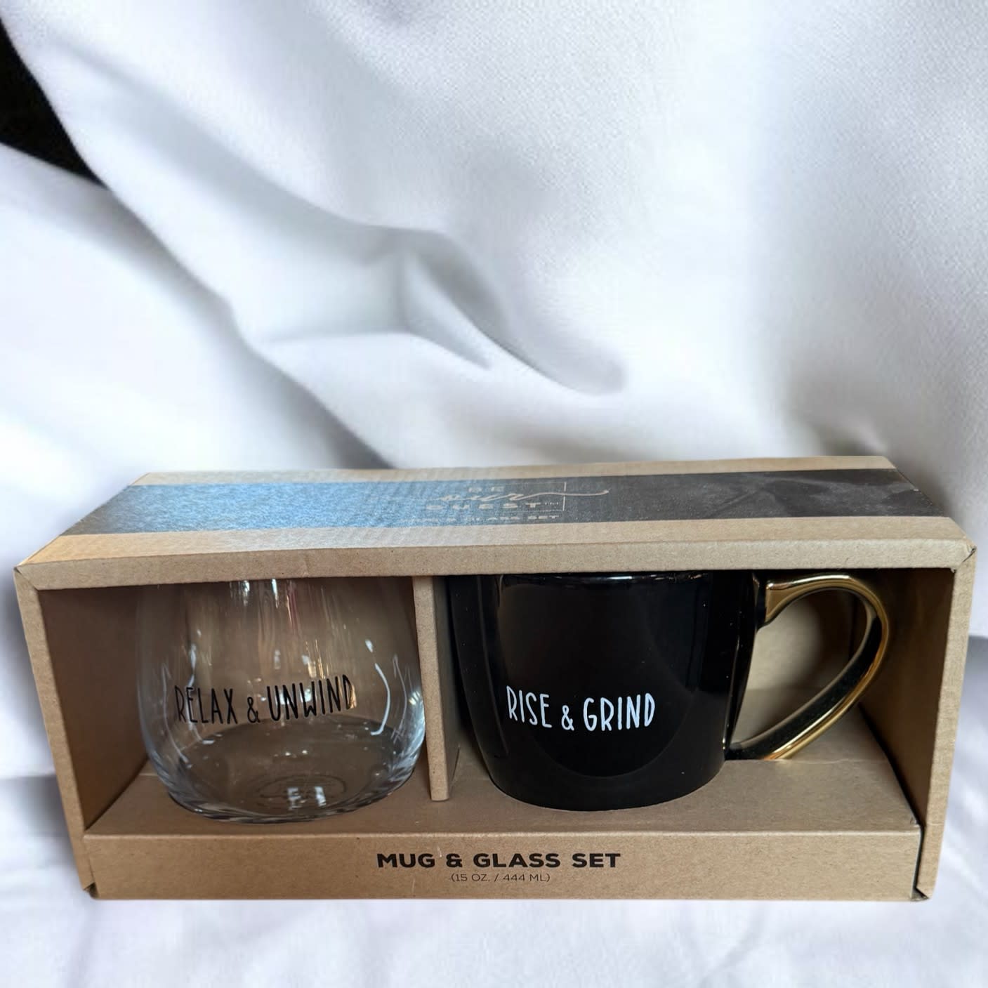 Wine Glass & Coffee Mug Set