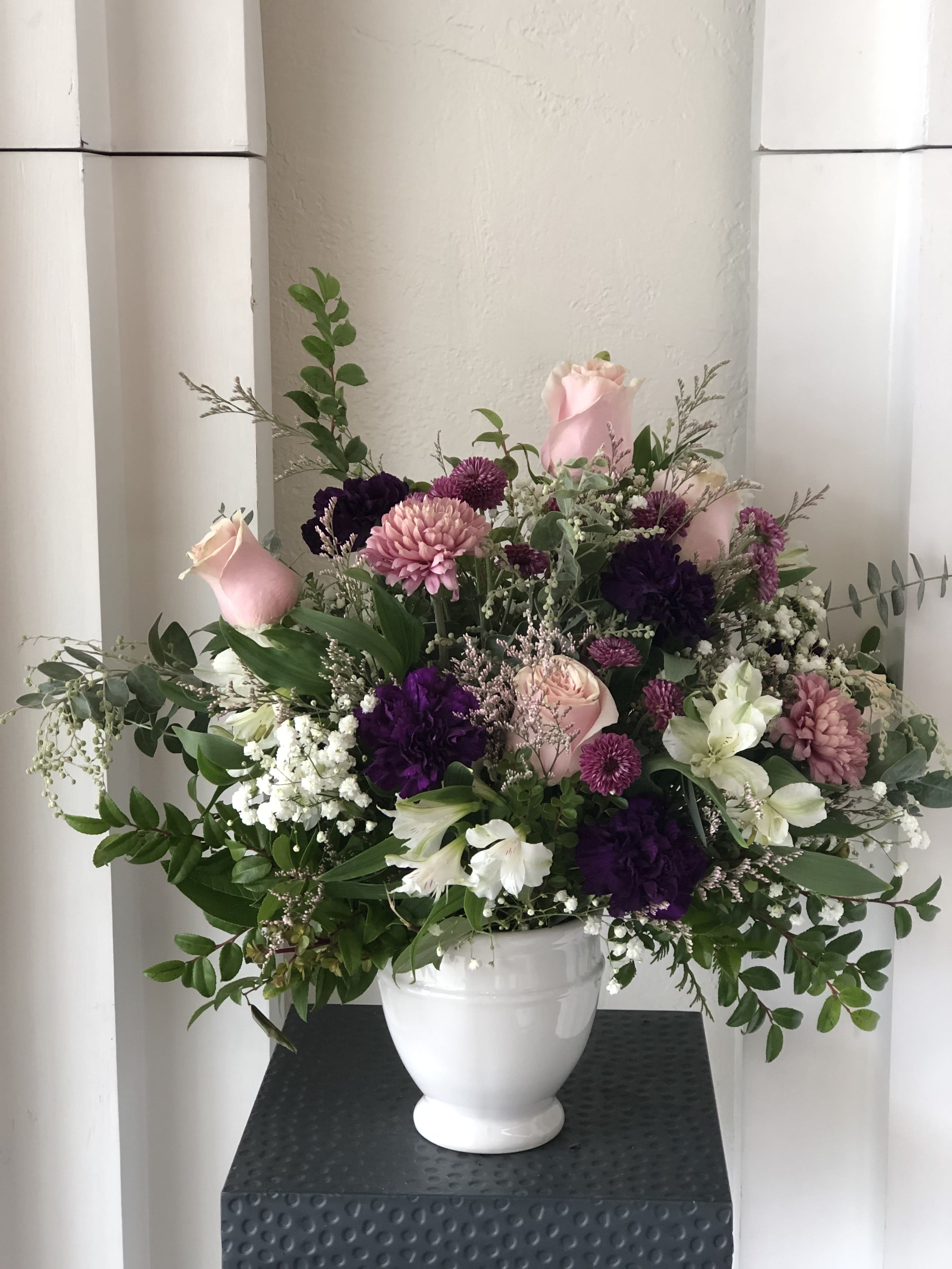 Enchanting Purple pallete Flower Bouquet