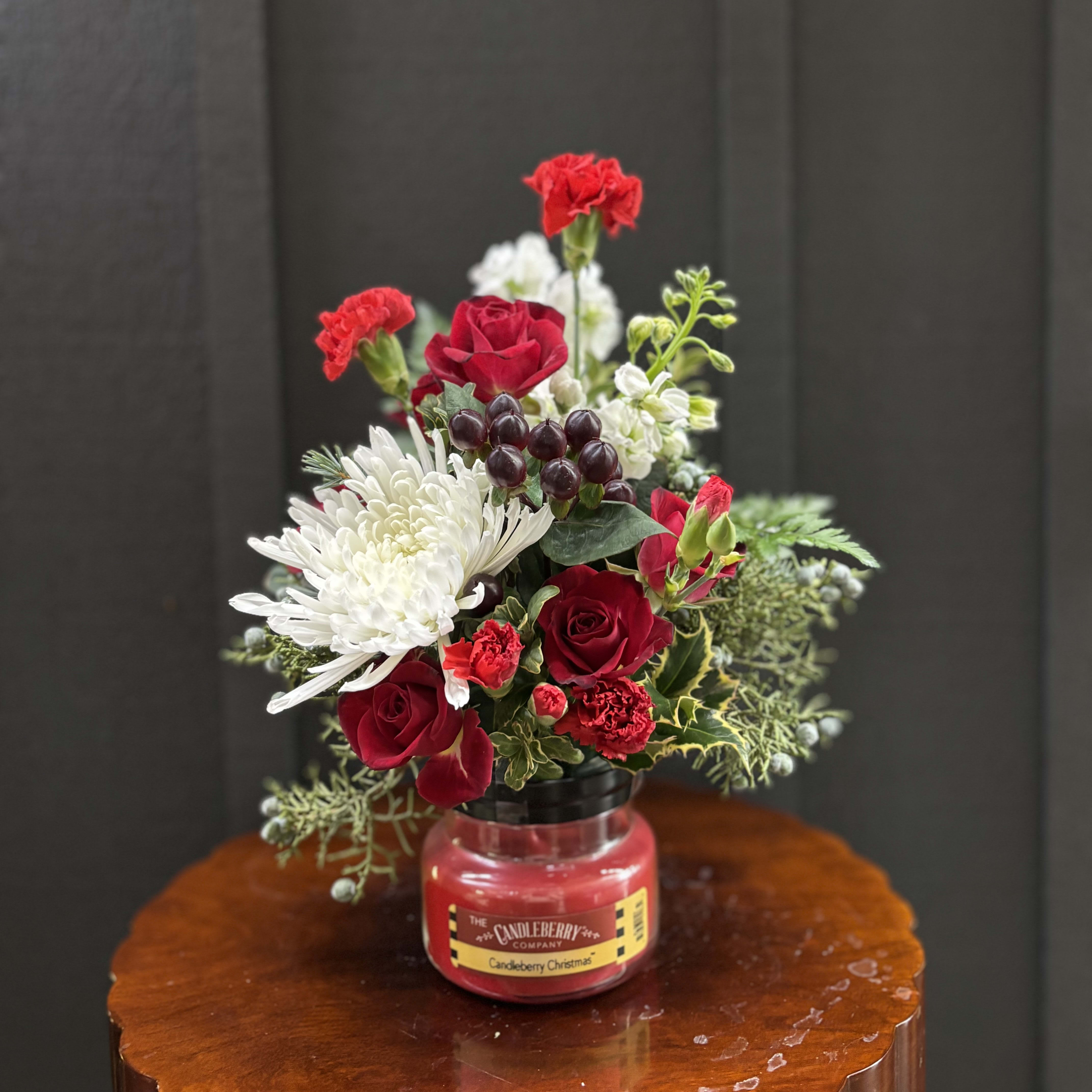 Christmas Candle Bouquet