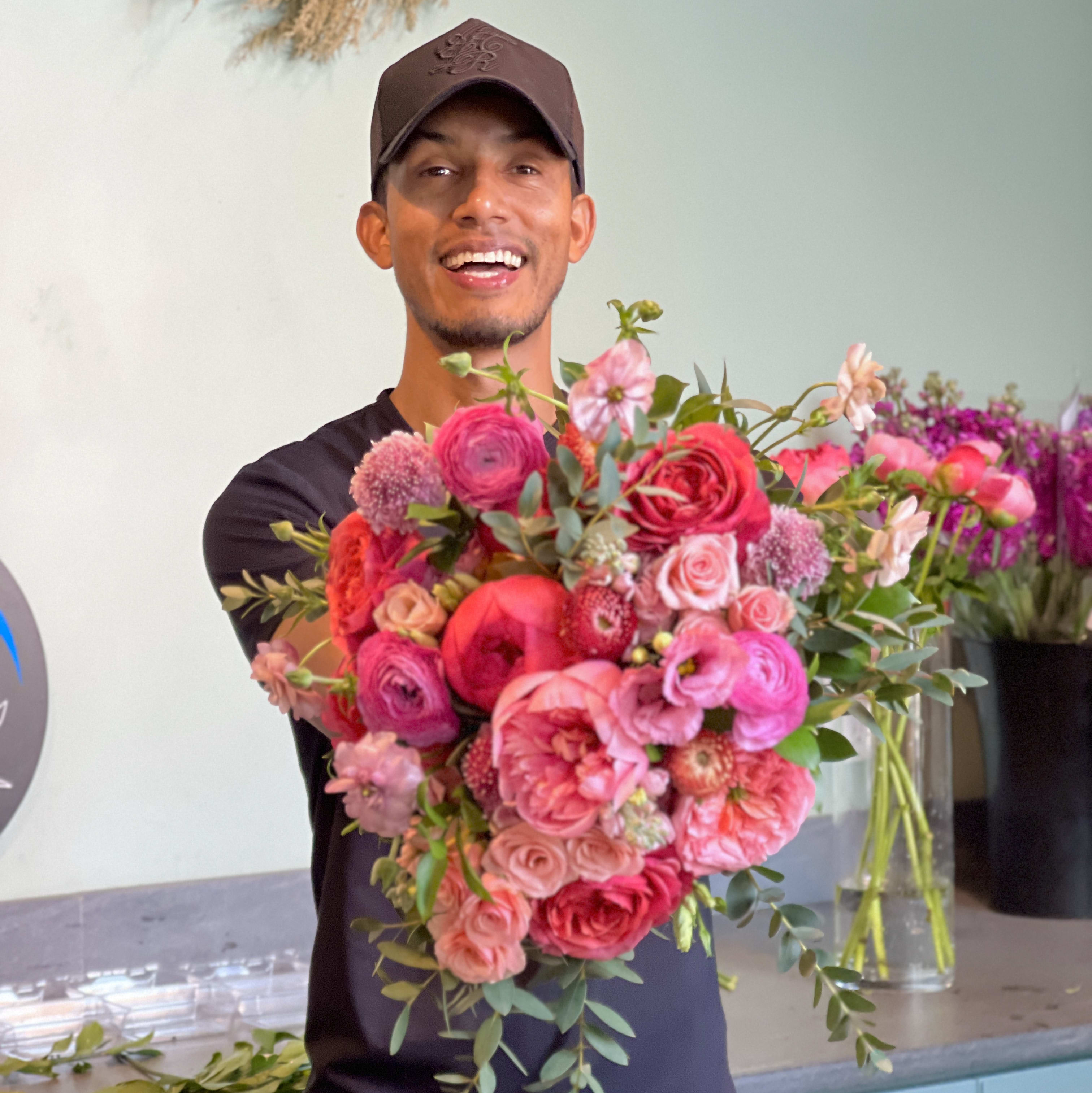 February 7th 2026 - Be My Valentine Floral Design Workshop Flower Bouquet