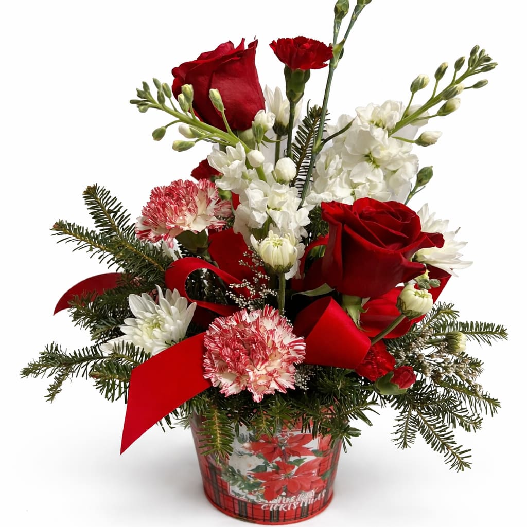 Jingle Bell Blooms Flower Bouquet