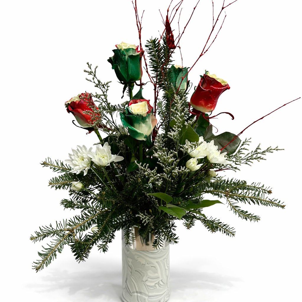Winter Rose Medley Flower Bouquet
