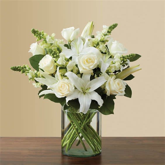 Classic All White Arrangement