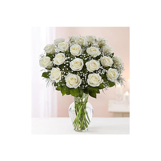 Ultimate Elegance™ Long Stem 24 White Roses