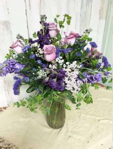 Lavender & Lace Flower Bouquet