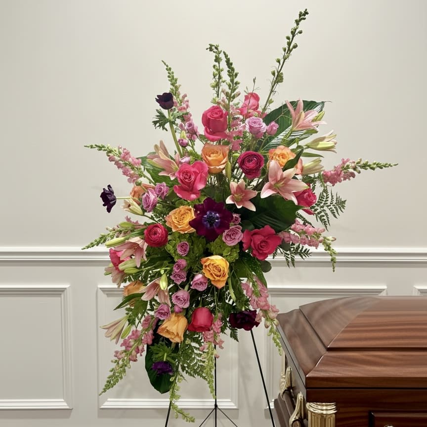 In Loving Memory Standing Spray