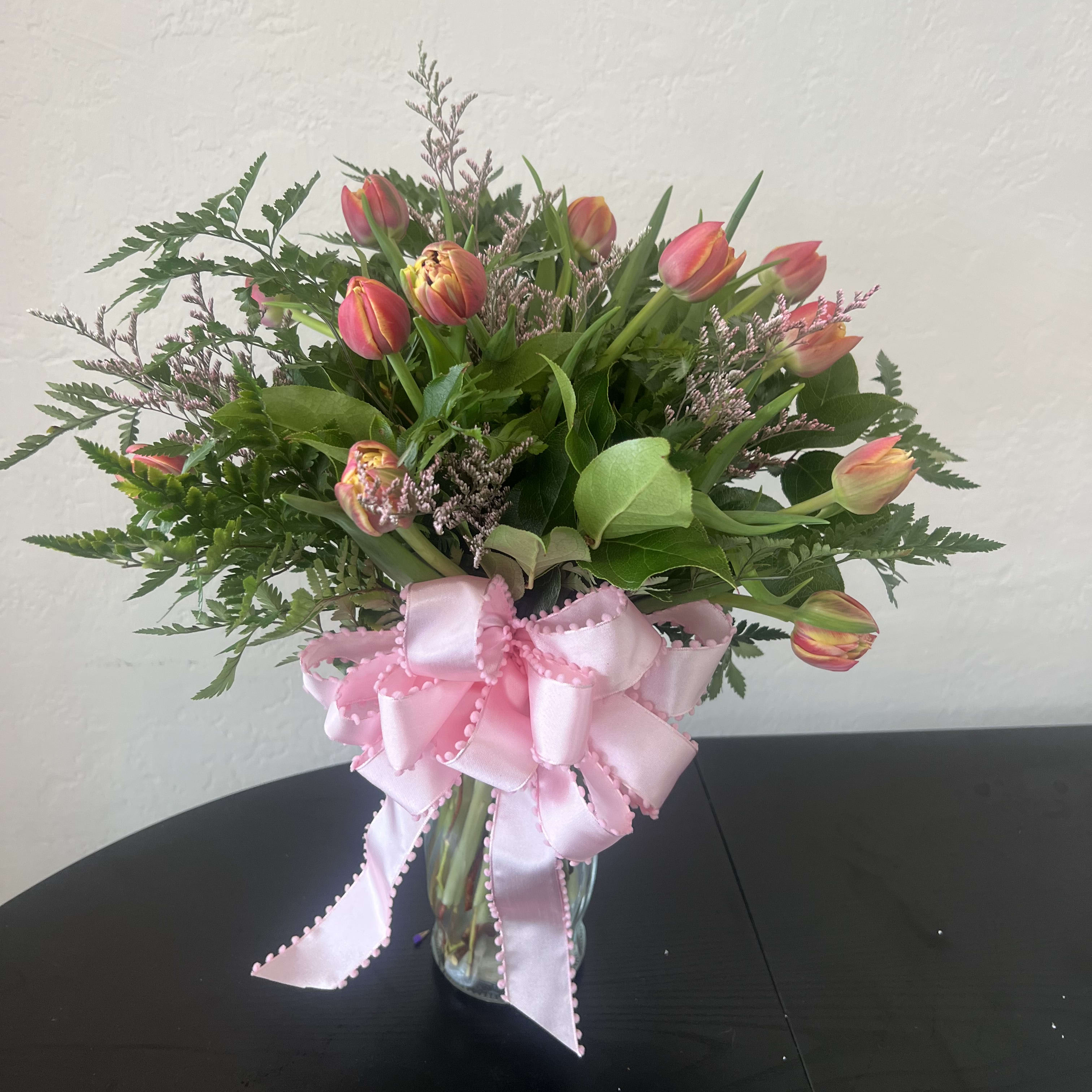 Tulip Happy Flower Bouquet