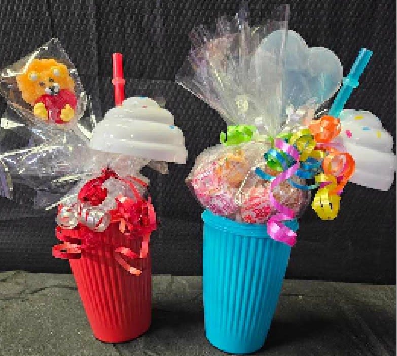 Icecream candy cups Flower Bouquet