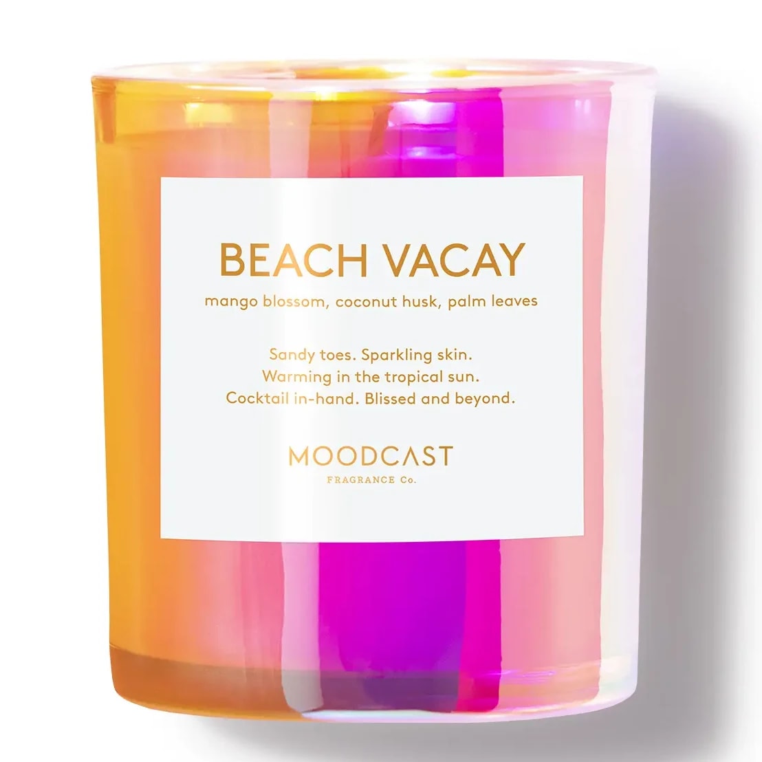 Moodcast Beach Vacay Candle Flower Bouquet