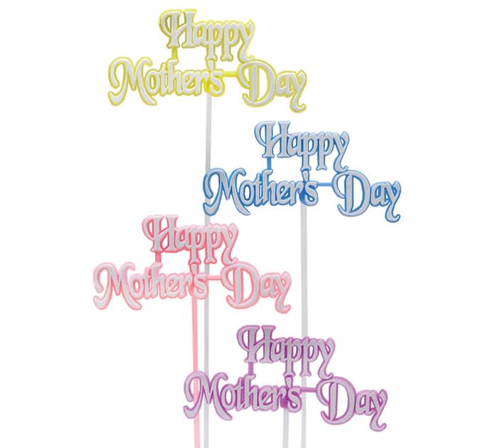 Happy Mothers Day Plant Pick Flower Bouquet