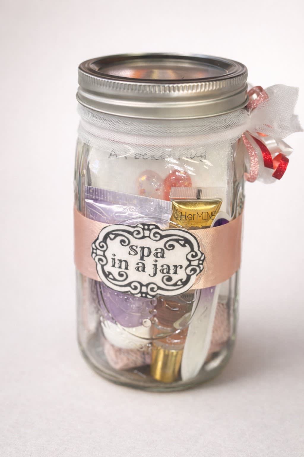 Spa in a Jar Flower Bouquet