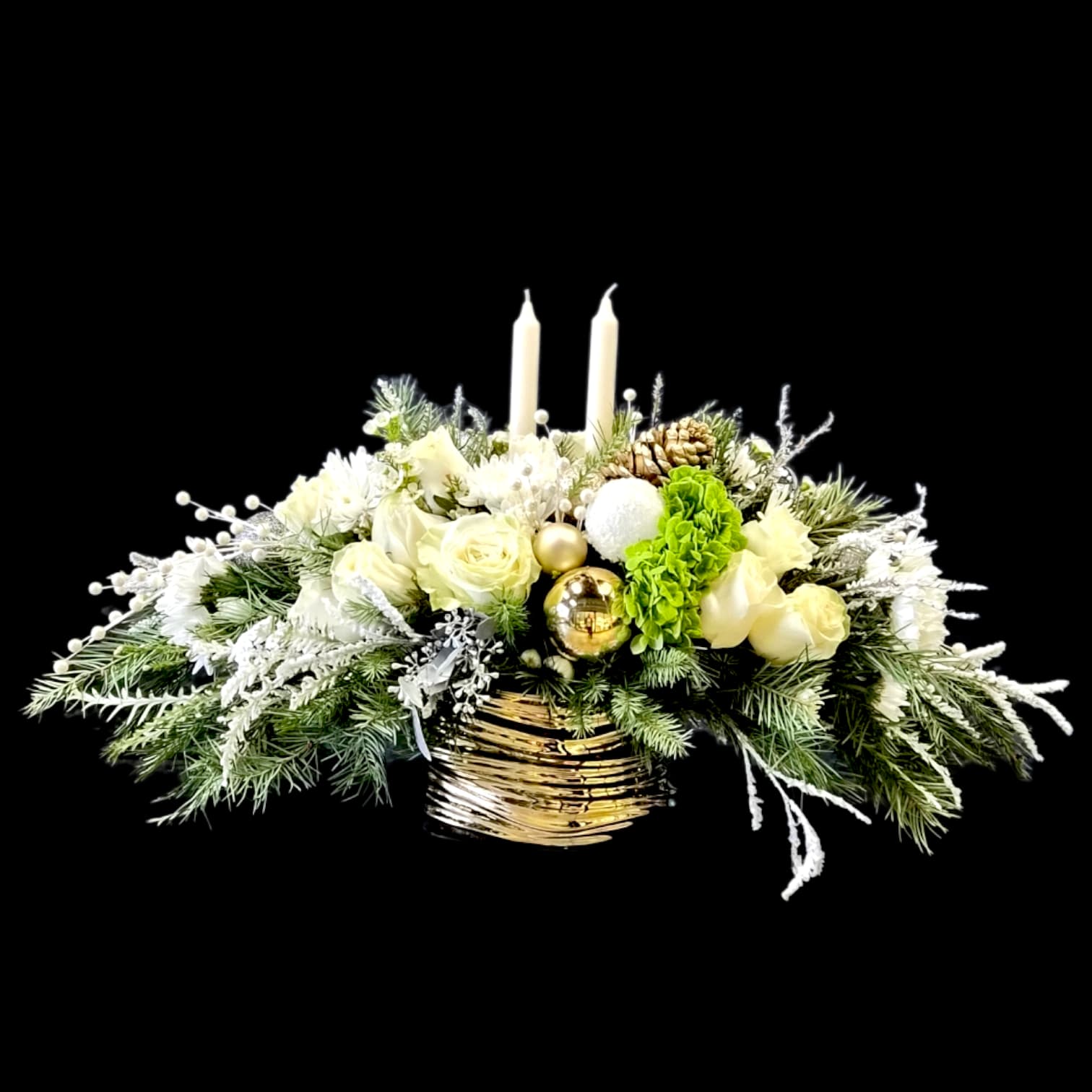 LET IT SNOW CENTERPIECE