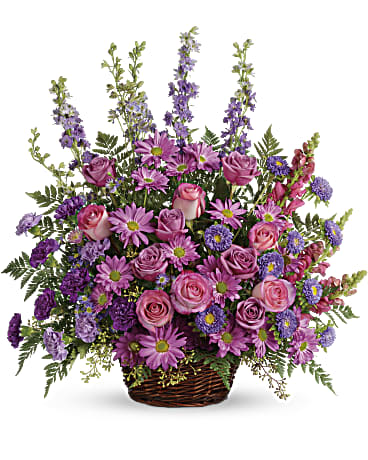 GRACIOUS LAVENDER BASKET DX