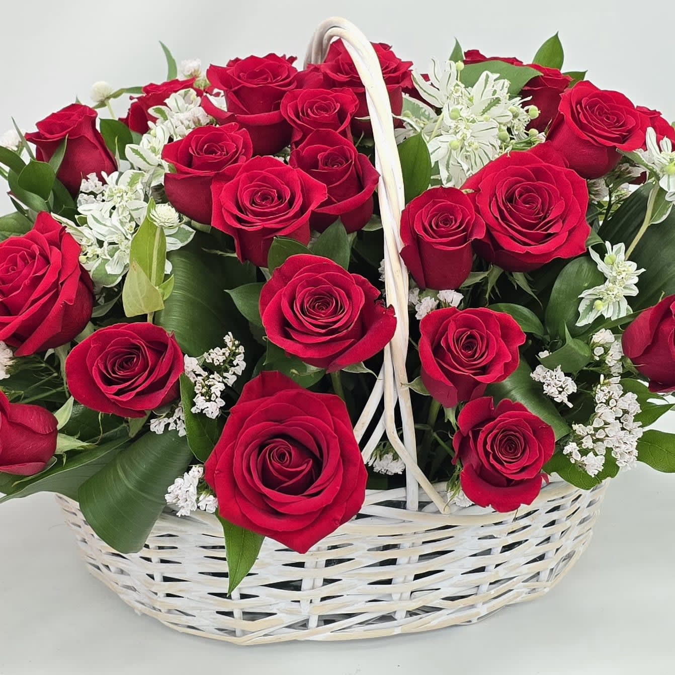Classic Rose Basket