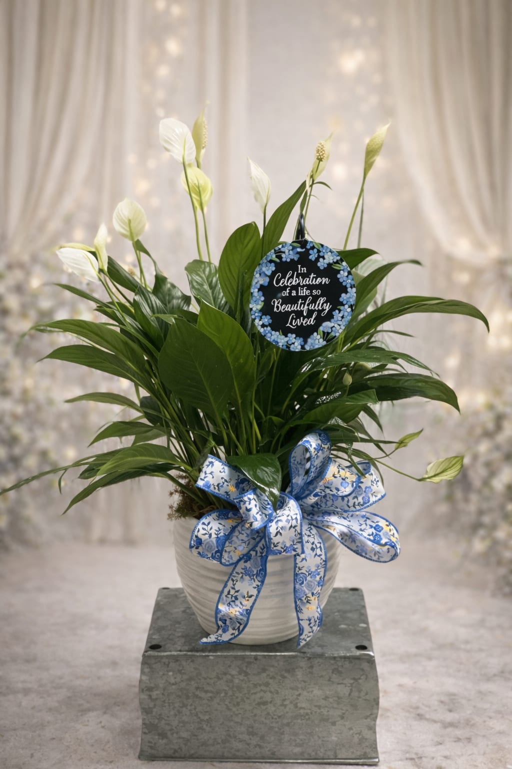 Peace be with you with keepsake Flower Bouquet