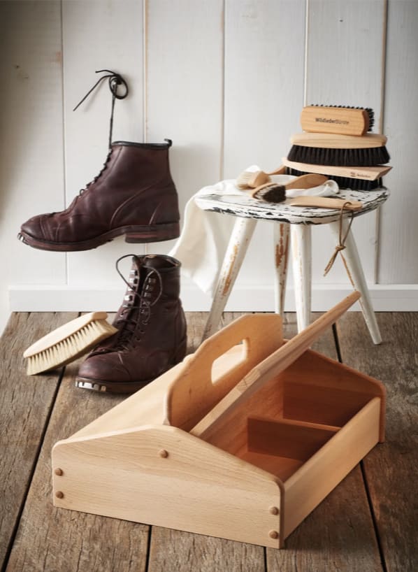 Luxury shoe shine brush