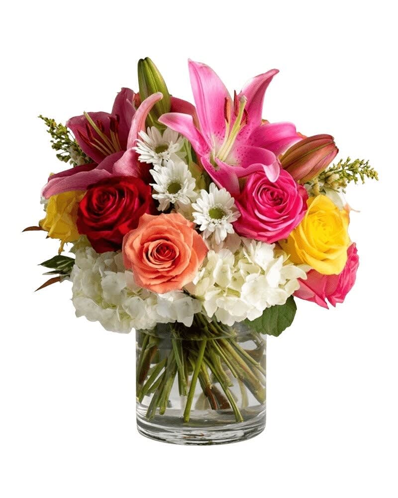 Love in Technicolor Flower Bouquet