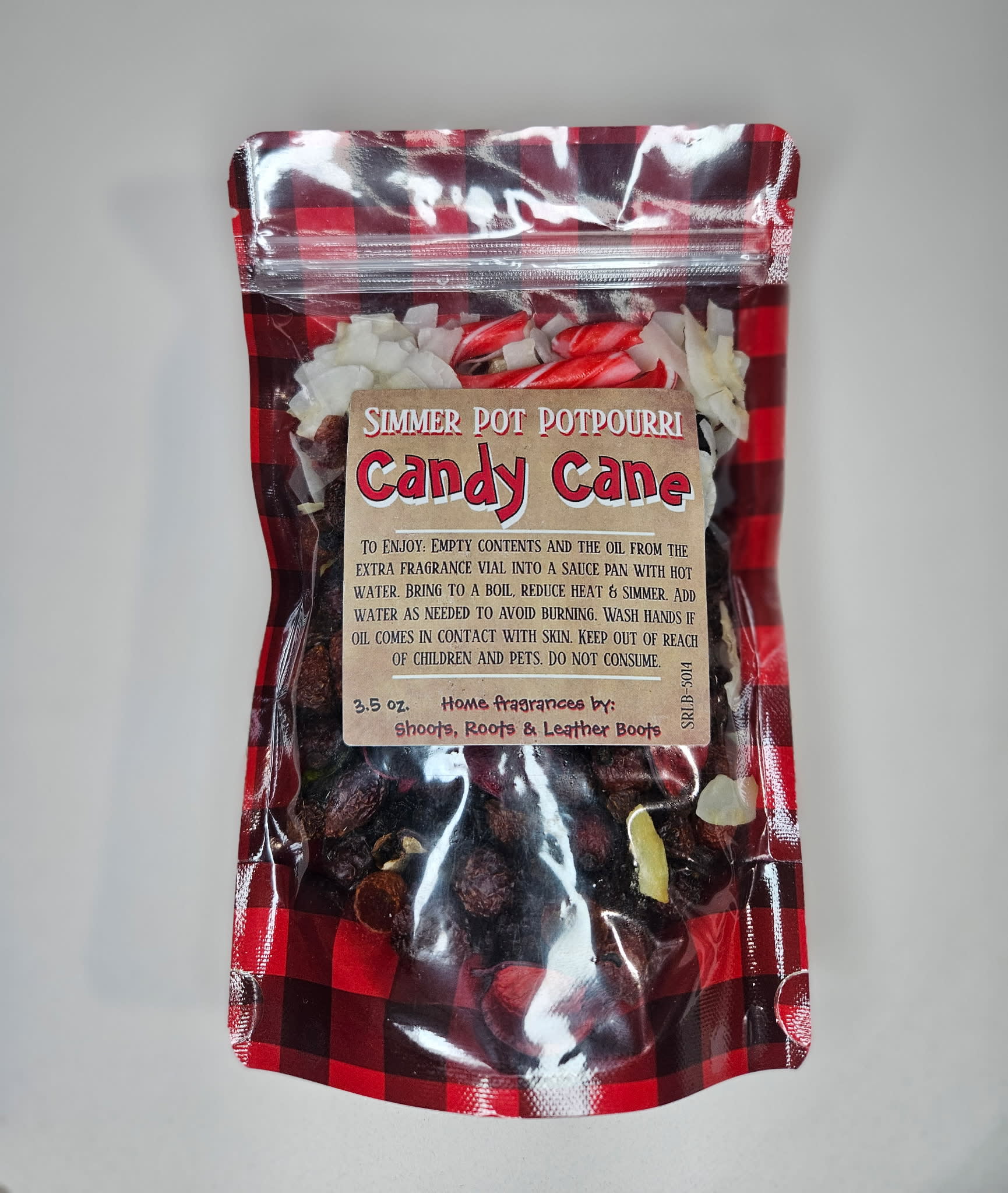 Candy Cane Simmer Pot Potpourri Flower Bouquet