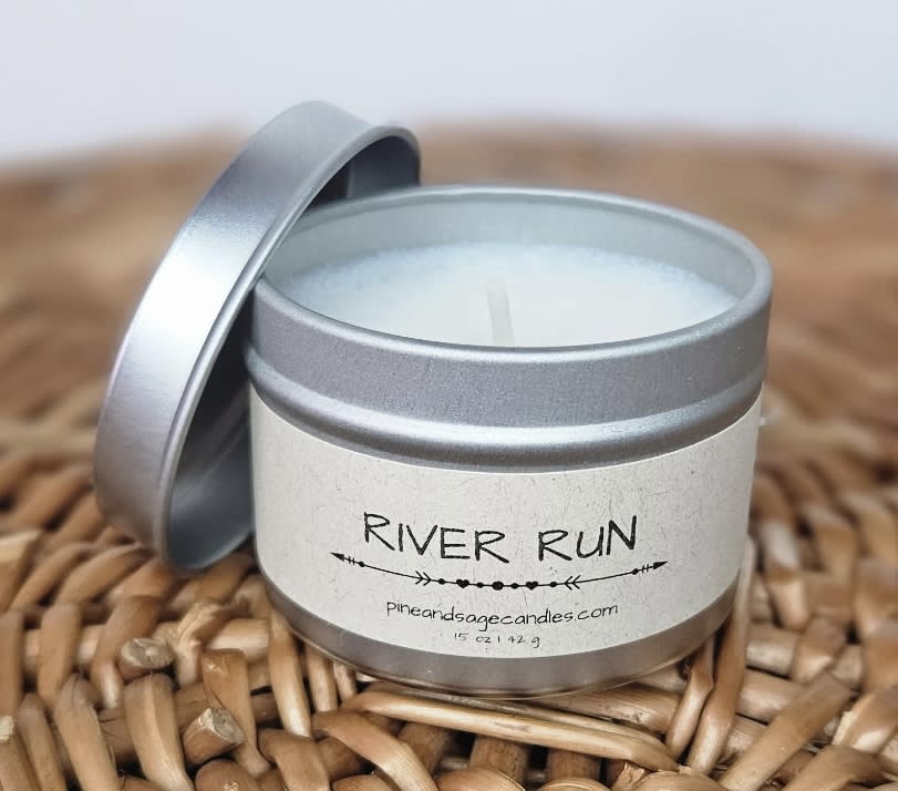 River Run 1.5 oz Tin  Flower Bouquet